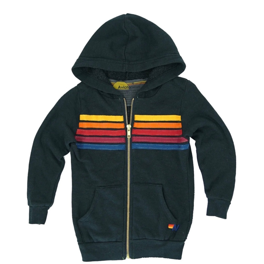 Brand new Aviator nation 5 stripe hoodie